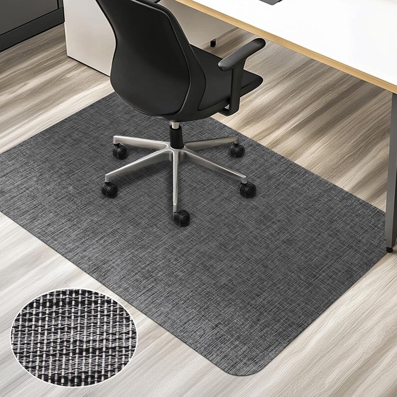 AiBOB Office Chair Mat for Hardwood Floor & Tile Floor, 53" x 45"Heavy Duty Computer&Desk Chair Mat for Rolling Chairs, Hard Floor Protector for Home Office - Image 1